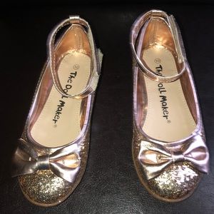 NWT Champagne Sequin Toddler Shoe